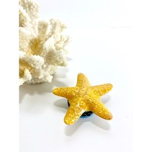 Porcelain Starfish Trinket Jewelry Box